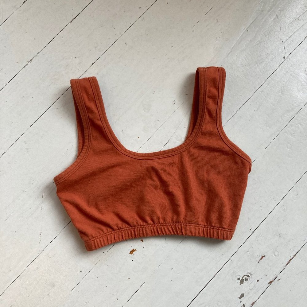 ARQ Wide Strap Bra - Burnt Orange -  Size S